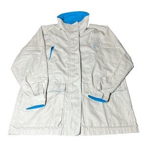 Pacific Trail Blue/Tan Poly Blend W/ Zipper & Snap Closure Women’s Size Large